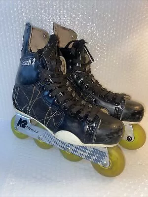 K2 Mach 2 SLP622 Hockey Inline Skates Rollerblades Men's US 9 • $149.99