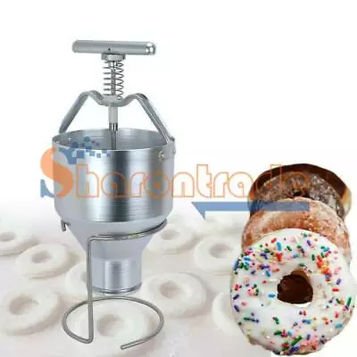 One Manual Home Donut Depositor Dropper Plunger Dough Batter Dispenser Hopper • $148.61