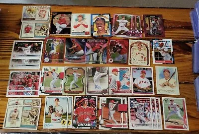 Los Angeles Angels 68 Card Lot (Autos SSPs Parallels Rookies Inserts) MLB • $75