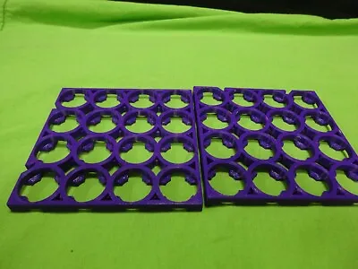 26650 Lithium 2x Cell Spacer Double Battery Holder Pack DIY Case 4 X 4 (Purple) • $15.49