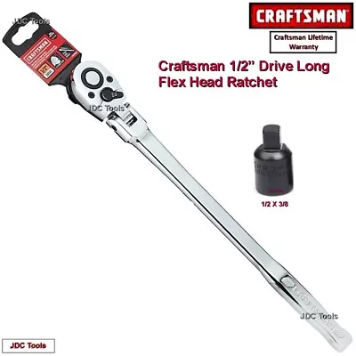 Craftsman 1/2” Drive Long Handle Flex Head Ratchet CMMT99430 • $79.95