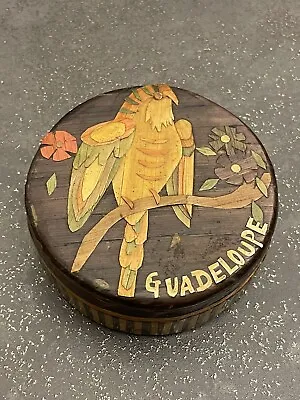 L&D Antique Guadeloupe Straw Marquetry Box • $27.05