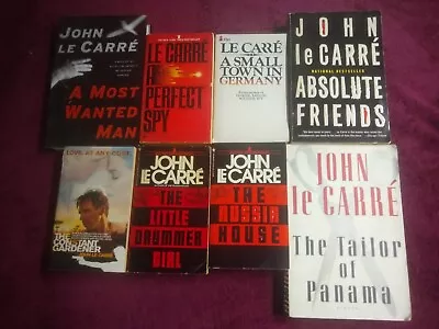 8 John Le Carre Spy Novels  Very Good Condition! 7 Paperback And 1 Hardcover. • $17.99