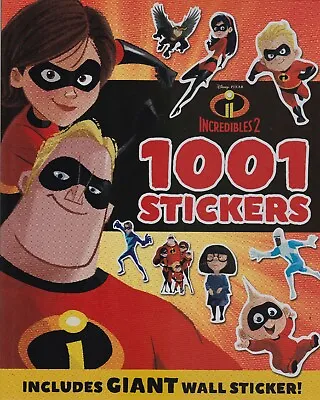 £4.99 • Buy Disney Pixar Incredibles 1001 Sticker Book With Giant Wall Sticker
