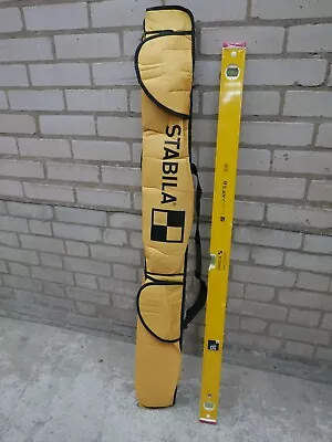 £84.89 • Buy Stabila 96/2 48  Heavy Duty Double Plumb Spirit Level + Multi Carrying Case 