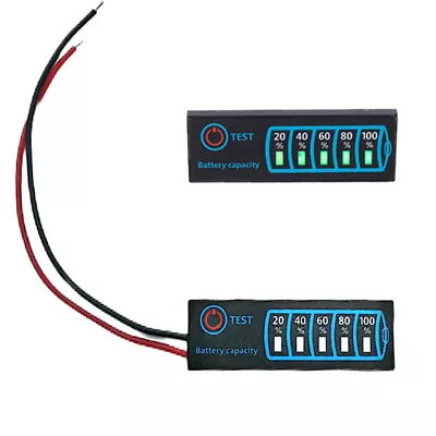 £4.20 • Buy Battery Level Indicator DC5-30V 3-Series LeadAcid Battery Capacity Display Meter