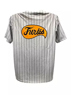 Furies Baseball Jersey Warriors Movie Uniform Pinstripe Button Gang Cobb Costume • $36.28
