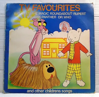 TV Favourites Wombles Magic Roundabout Rupert Dr Who - 1975 Vinyl LP  HH 510 • £9.99