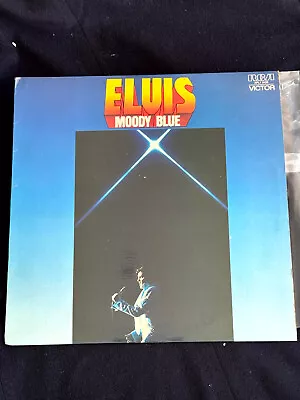 Vinyl Record LP Elvis Presley Moody Blue Blue Vinyl APL1-2428 • $5