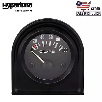 52mm 2 Inch Oil Pressure Gauge Meter Kit With Sensor Instrument Rack 100 PSI 12V • $15.29