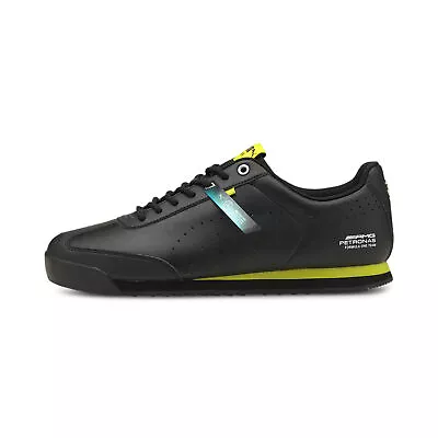 Men's Puma MAPF1 Roma Via Perf Black-Nrgy Yellow (306841 02) - 13 • $59.95