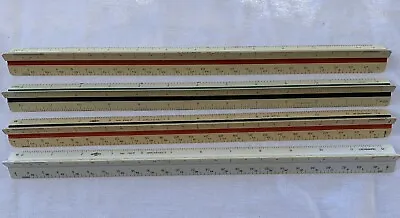 Vintage Triangular Scale Lot Pickett Alvin W Germany Denmark Japan Engineer Rule • $30