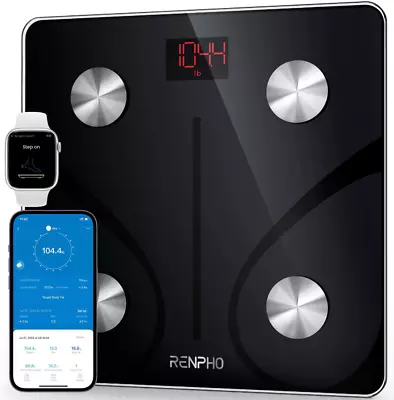 RENPHO Elis 1 Smart Body Fat Scale - Monitor 13 Body Metrics - Bluetooth App • $25.99