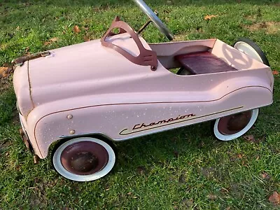 Pedal Car Champion Vintage Metal Nice All Original Patina With Free Shipping • $650