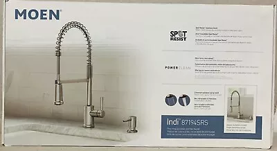 Moen 87194srs Indi Stainless Steel 1-handle Pulldown Kitchen Faucet • $134.99