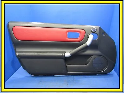 03-06 Toyota MR2 Spyder MRS Left LH Driver Door Panel Red Leather 3234 • $249.99