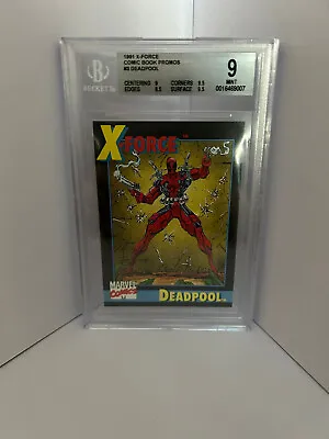 1991 Impel Marvel X-Force Promo Set Deadpool #3 BGS 9.0 Mint • $110