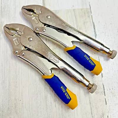 Irwin 10WR Vise Grip The Original Locking Pliers Cushion Hand Tools Set Of 2 NOS • $55.99