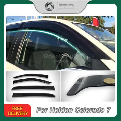 Injection Weathershields Weather Shields For Holden RG Colorado 7 2012-Onwards • $63