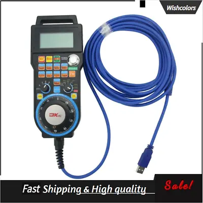 LHB04B-4Axis Mach3 Wired CNC MPG Handwheel Pendant For CNC Engraving Machine • $94.20