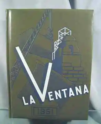 Vintage 1951 La Ventana College Yearbook Annual Texas Tech. Lubbock Texas • $19.99