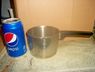 Vintage Foley 2 Cup Measuring Cup Melting Pot - Stainless Steel • $14.99
