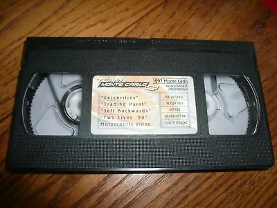 1997 Chevrolet Monte Carlo VHS Video Cassette Tape - Motorsports Commercials • $14.94