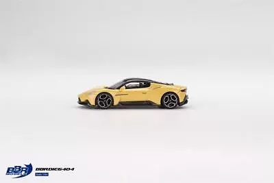 (PreOrder) BBR 1:64 Maserati MC20 Giallo Genio Yellow Diecast Model Car • $17.91