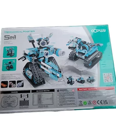 Coplus 5 In 1 STEM Robot Building Kit App & Remote Control Cars Building Toy... • $45