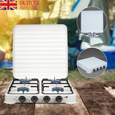 Portable Gas Stove 4 Burner Desktop Cooker Outdoor Camping Caravan Cooktop LPG • £40.86