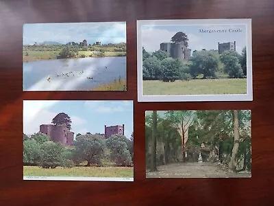 Abergavenny Castle Monmouthshire Vintages Postcards X 4 • £2.99