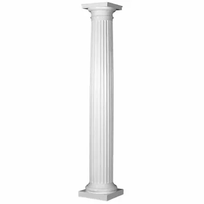 $887.98 • Buy Fiberglass Fluted Tapered Column With Tuscan Capital & Base