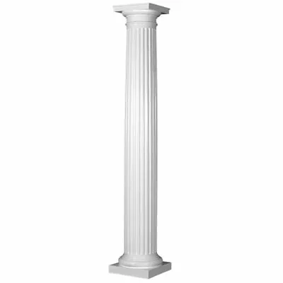 $498.72 • Buy Fiberglass Fluted Tapered Column With Tuscan Capital & Base
