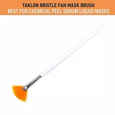 12 Pcs Facial Fan Mask Brush Acid Applicator Glycolic Chemical Peel (SB4022 X12) • $33.98