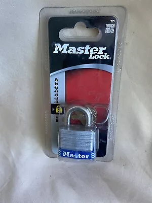 NEW! Cabinet Toolbox MASTER LOCK 7d Keyed Padlock 1 1/8  SHACKLE - 29mm • $4.40