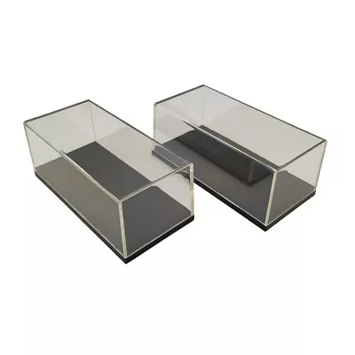 2pcs/set 1:32 Clear Acrylic Case Display Box Transparent Anti-dust For Model Car • $18.99