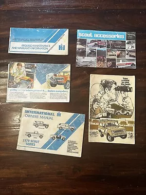 IH 1979 International Operators Owners Manual OEM Scout Series Terra SSII Travel • $90