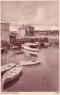 ⛱️  FALMOUTH. The Harbour. 1952. George VI. V.g.c. (#falmB) • £1.10