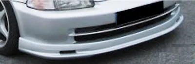 FOR 92-95 HONDA CIVIC EG 4DR MU GEN Style Front Lip (PP) BLACK UNPAINT • $55.95