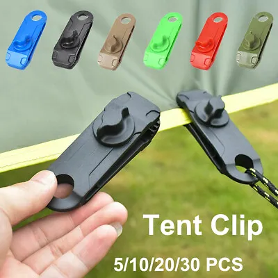$9.95 • Buy Reusable Tent Tarp Tarpaulin Clip Outdoor Camping Canopy Heavy Duty Clamp Buckle