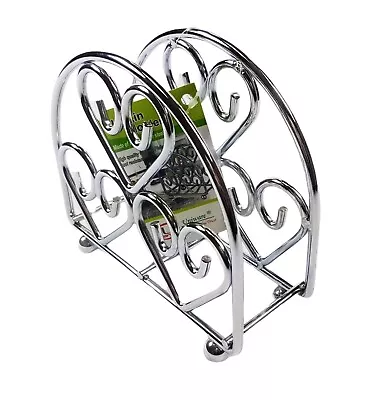 Gauge Steel Napkin Holder With Chrome Coating Silver • $12.14