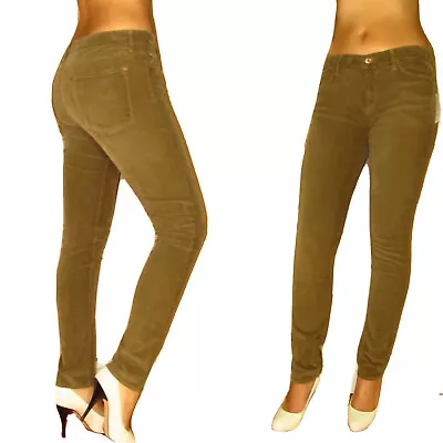 New $220 Vince Skinny Womens Corduroy Jeans Pants Cords Sand Tan Beige 24 25 • $69