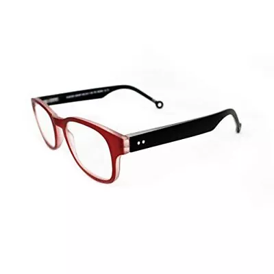 Foster Grant Magnivision BAILEY RED/BLK Reading Glasses 2.75 48/21-140 • $14.99