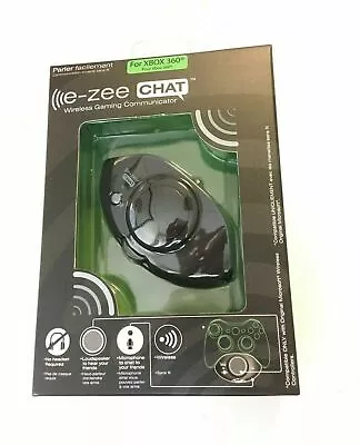 Xbox 360 * E-ZEE CHAT COMMUNICATOR BLACK * SPEAKER MIC * NEW • £6