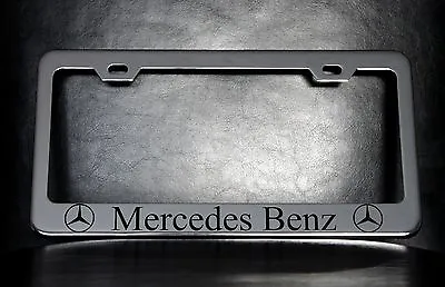  Mercedes-Benz  License Plate Frame Custom Made Of Chrome Plated Metal • $29.99