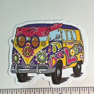 $3.99 • Buy Volkswagen Van VW Bus Hippie Buses * You Pick *Hippie Vinyl Stickers Psychedelic