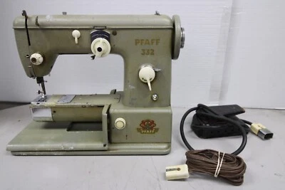 $199.95 • Buy Vintage 1957 Pfaff 332 Sewing Machine Germany W Original Carry Bag Read!! #977e
