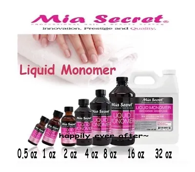 Mia Secret Liquid Monomer - Professional Acrylic Nail System *Made In USA*  • $72.99
