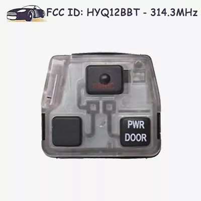 $12.89 • Buy Remote Key Control Board Fob 3 Buttons HYQ12BBT For Lexus RX330 RX350 RX400H