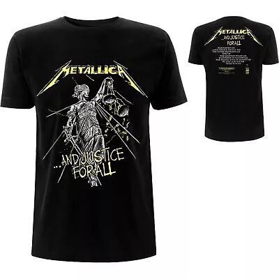 Metallica Unisex T-Shirt And Justice For All Tracks (Back Print) • $22.99